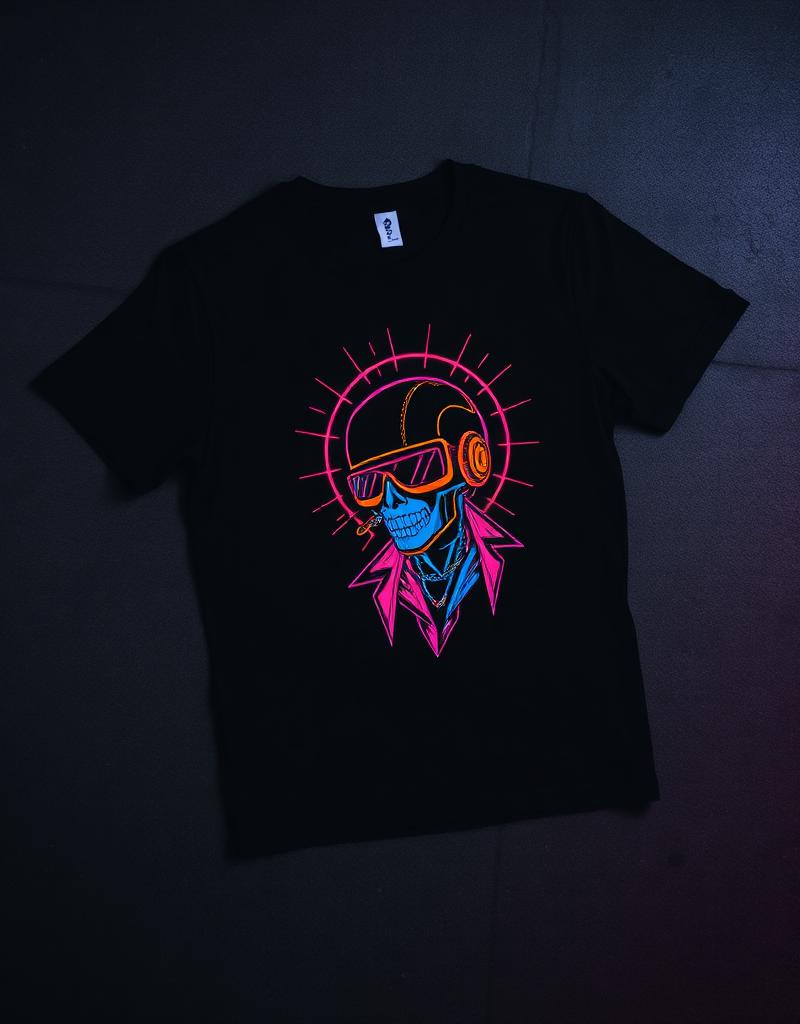 Neon Skull Tee